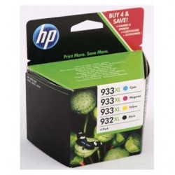 HP Pack de 4 cartouches jet...